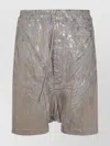 Rick Owens Drkshdw Gold Hollywood Drawstring Pods Denim Shorts