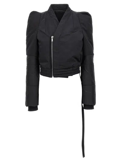 Rick Owens Drkshdw Metro Bomber Jacket In Black