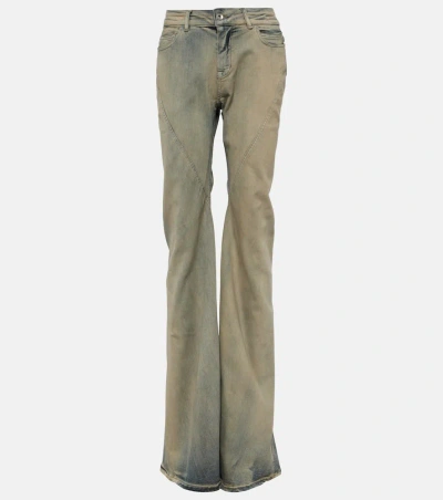 Rick Owens Drkshdw Mid-rise Slim Jeans In Grey