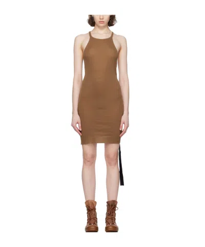 RICK OWENS DRKSHDW MINI DRESS WITH A BACK