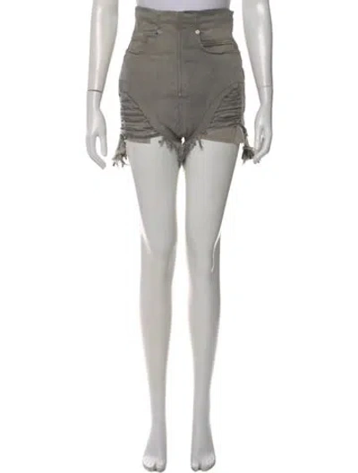 Pre-owned Rick Owens Drkshdw Mini Shorts In Blue