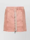 RICK OWENS DRKSHDW MINI SKIRT WITH ELASTIC WAISTBAND AND SIDE BUTTON