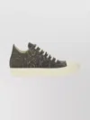 Rick Owens Drkshdw Modern Low-top Sneakers Textured Finish In Gray