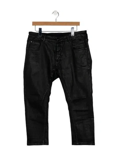 Pre-owned Rick Owens Drkshdw Moto Jeans In Black