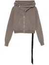 Rick Owens Drkshdw Gray Hollywood Mountain Sweatshirt In Brown