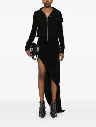 Rick Owens Drkshdw Mountain Sweatshirt In Black
