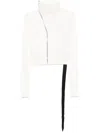 Rick Owens Drkshdw Cropped Tommy T-shirt In White