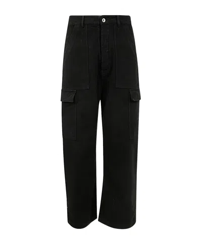 Rick Owens Drkshdw Multi-pocket Casual Pants In Black