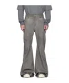 Rick Owens Drkshdw Gray Porterville Bias Bootcut Jeans In Gray