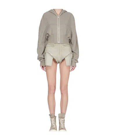 Rick Owens Drkshdw Multi-pocket Shorts In Gray