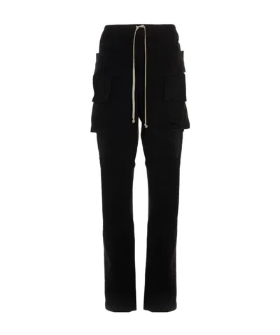 Rick Owens Drkshdw Multi-pocket Track Pants In Black