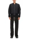 Rick Owens Drkshdw Stud-detail Zipped Bomber Jacket In Black