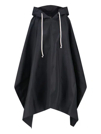 RICK OWENS DRKSHDW NYLON CAPE
