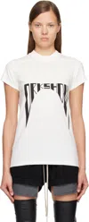 Rick Owens Drkshdw Off-white Concordians Small Level T-shirt In Multi