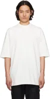 Rick Owens Drkshdw Off-white Hollywood Jumbo Ss T-shirt In 11 Milk
