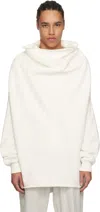 Rick Owens Drkshdw Drkshdw By Rick Owens Man Sweatshirt Ivory Size Onesize Cotton In 11 Milk
