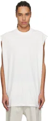 Rick Owens Drkshdw Off-white Hollywood Tarp T-shirt In Milch