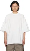 Rick Owens Drkshdw Crew-neck Cotton T-shirt In 11 Milk