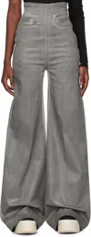 Rick Owens Drkshdw Off-white Porterville Dirt Cooper Jeans In 08 Pearl