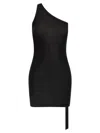 Rick Owens Drkshdw 'one Shoulder' Tank Top In Black