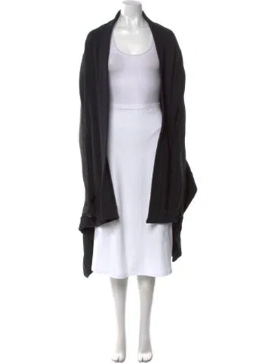 Pre-owned Rick Owens Drkshdw Open Front Sweater In Black
