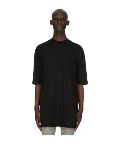 Rick Owens Drkshdw Open-necked Black Shirt