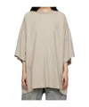 Rick Owens Drkshdw Off-white Porterville Tommy T-shirt In Nude