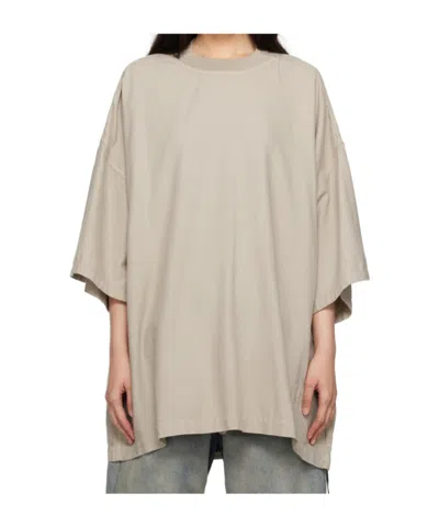 Rick Owens Drkshdw Off-white Porterville Tommy T-shirt In 08 Pearl