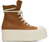 Rick Owens Drkshdw Orange Hollywood Double Bumper Sneaks Sneakers In 153811 Orange/pearl