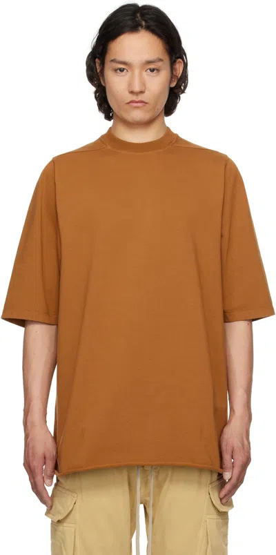 Rick Owens Drkshdw Orange Hollywood Jumbo Ss T-shirt In 153 Orange