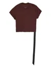 Rick Owens Drkshdw Organic Cotton T-shirt In Red