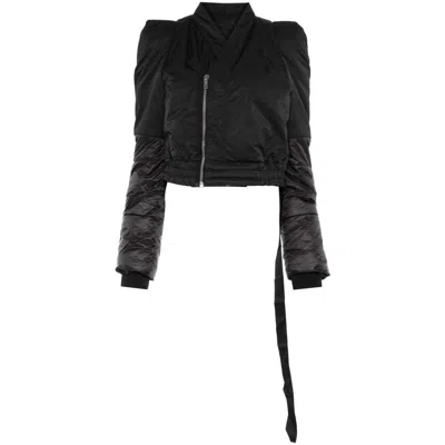Rick Owens Drkshdw Metro Bomber Jacket In Black