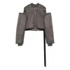 Rick Owens Drkshdw Zip-front Cropped Jacket In Multi