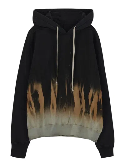 Rick Owens Drkshdw Oversize Hoodie In Black