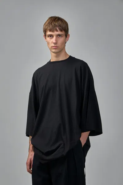 Rick Owens Drkshdw Oversized Brushed Organic Cotton Jersey T-shirt In Black