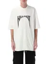 Rick Owens Drkshdw Drkshdw By Rick Owens Oversized Cotton T-shirt With Hollywood Print
