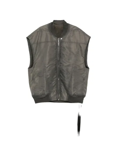 Rick Owens Drkshdw Oversized Gilet In Gray