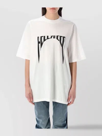 Rick Owens Drkshdw Oversized Graphic Print Crew Neck T-shirt