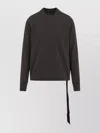 Rick Owens Drkshdw Dark Dust Brown Cotton Crewneck Sweater In Multi