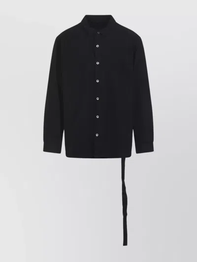 RICK OWENS DRKSHDW OVERSIZED SHIRT WITH CHEST POCKETS AND LONG SLEEVES