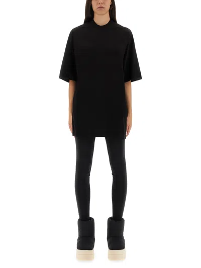 Rick Owens Drkshdw Oversized Short Sleeve T-shirt In Black