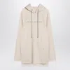 Rick Owens Drkshdw Oversized Sweatshirt Hollywood Ivory In In Multi