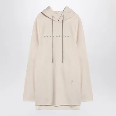 Rick Owens Drkshdw Oversized Sweatshirt Hollywood Ivory In In Multi