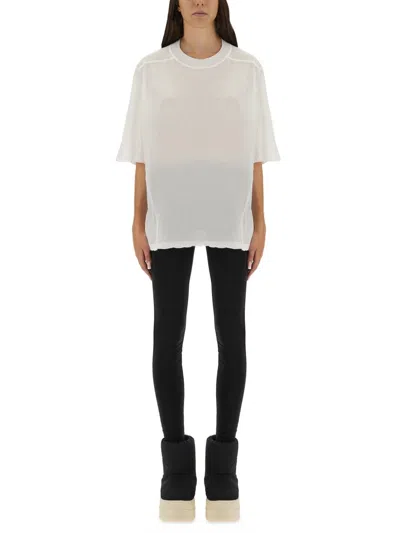 Rick Owens Drkshdw Oversized Walrus T-shirt In White