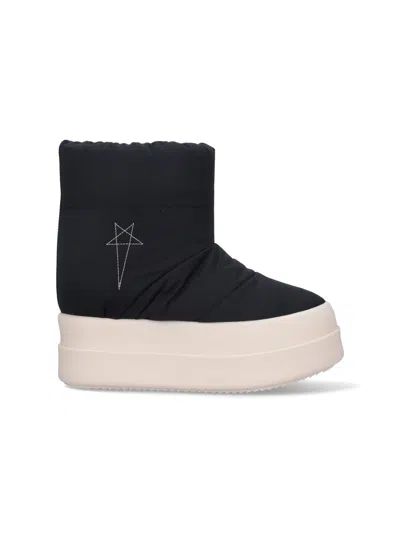 Rick Owens Drkshdw Woman Black Boots In Schwarz