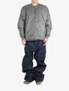 Rick Owens Drkshdw Padded Bomber Jacket In Grey