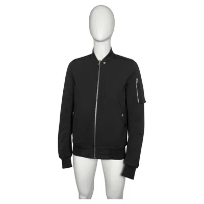 Pre-owned Rick Owens Drkshdw Padded Flight Bomber Jacket In Black