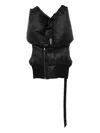 Rick Owens Drkshdw Black Concordians Anubis Vest In Black
