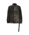 Rick Owens Drkshdw Padded Shirt Jacket In Black