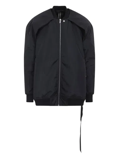 RICK OWENS DRKSHDW PADDED ZIP-FRONT BOMBER JACKET